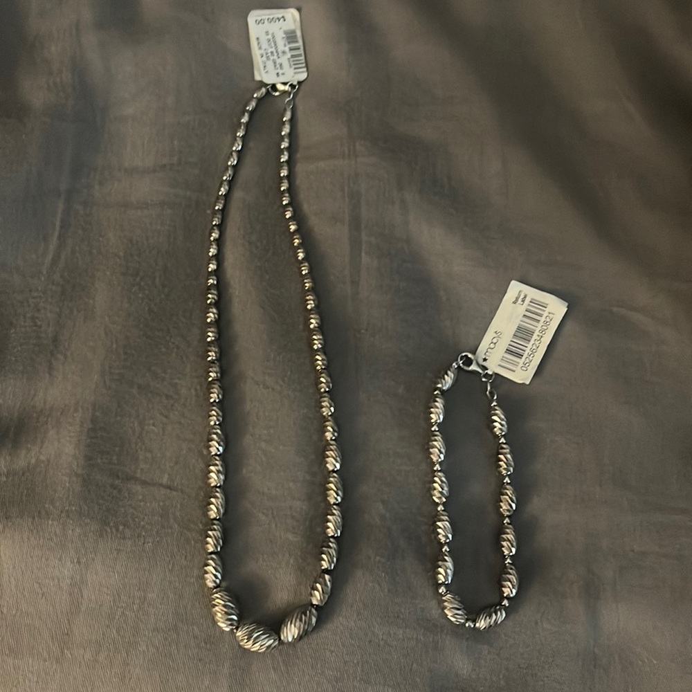 Sterling Silver Necklace & Necklace